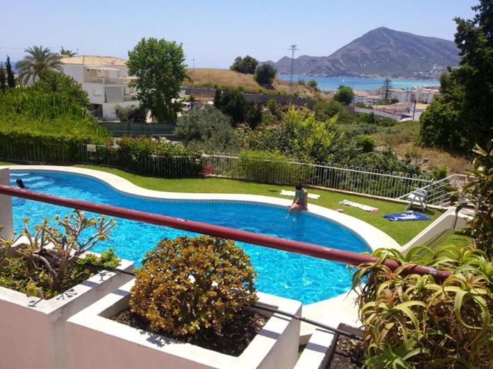 Bonito Apartamento Con Inmensa Terraza Y Piscina 알테아 외부 사진